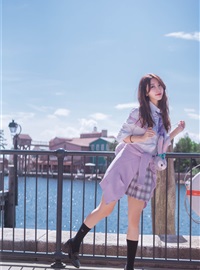 黑川 - NO.043 日本旅拍-紫色迪士尼制服(7)